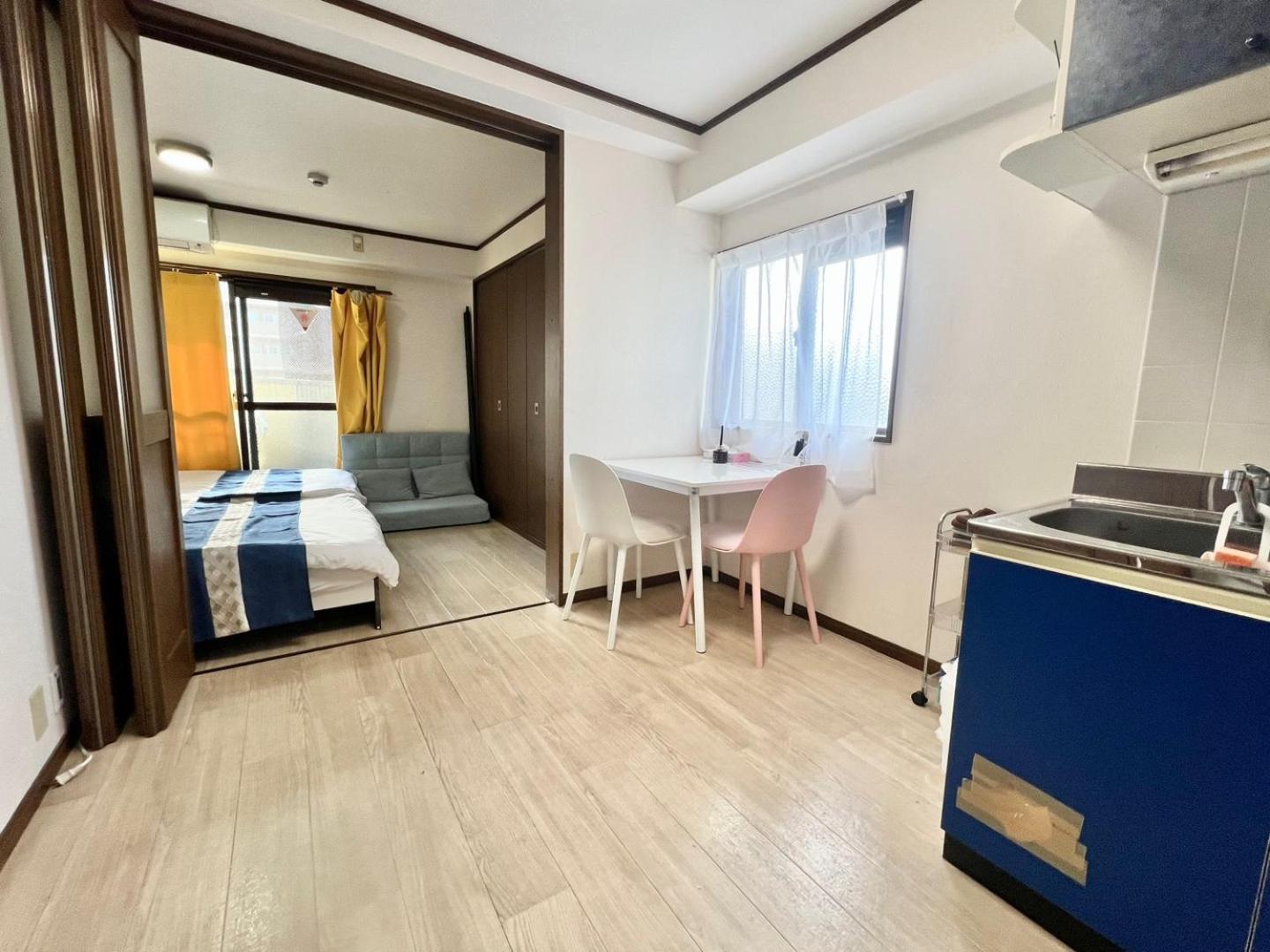 5人可能 なんば駅 一駅 地下鉄駅 2分 Royal704 Apartment *