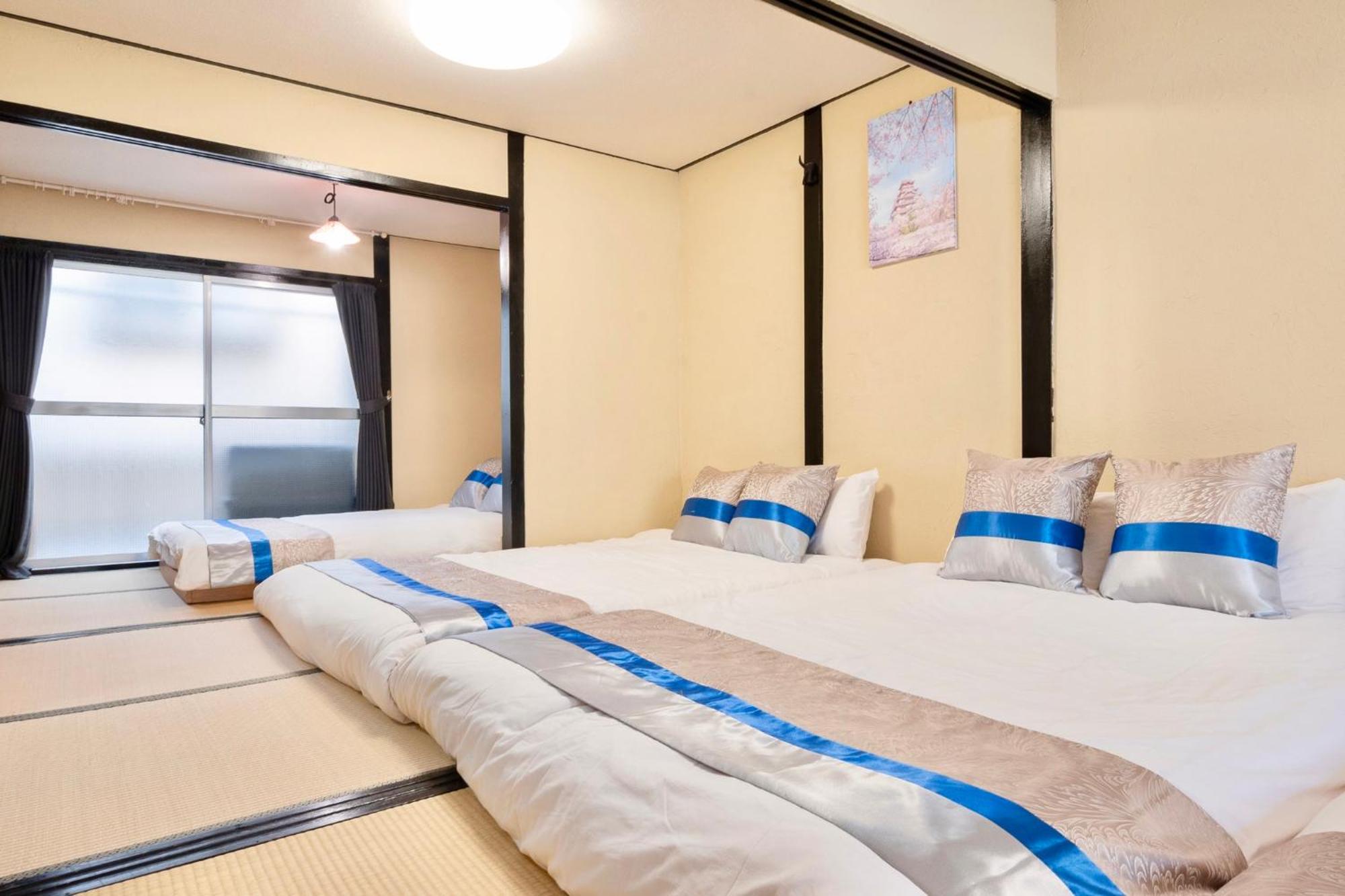 Kizuna 絆 - 5 Bedding In 2 Tatami Rooms, Max 11, 1 And A Half Bath Rooms, 30min To Usj, Kaiyukan Aquarium & Namba, 12min To Kyocera Dome, , Japanese Style Private House Apartment Osaka