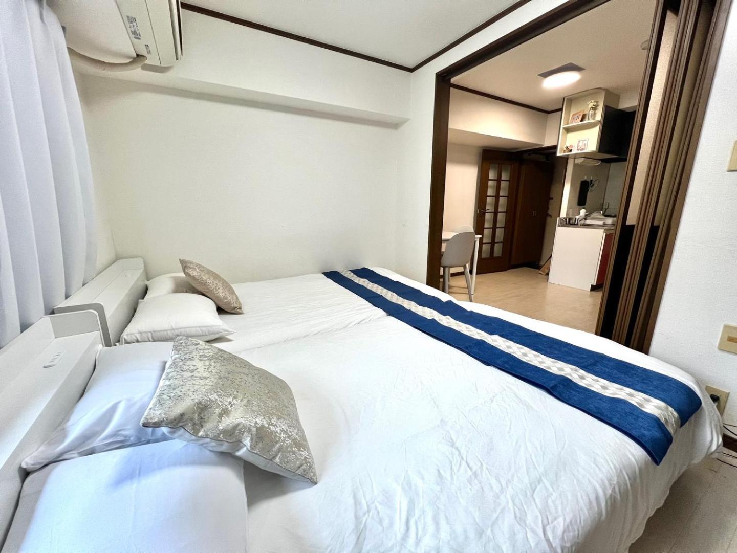 4인가능 난바역 한 정거장 지하철역 2분 Royal507 Apartment