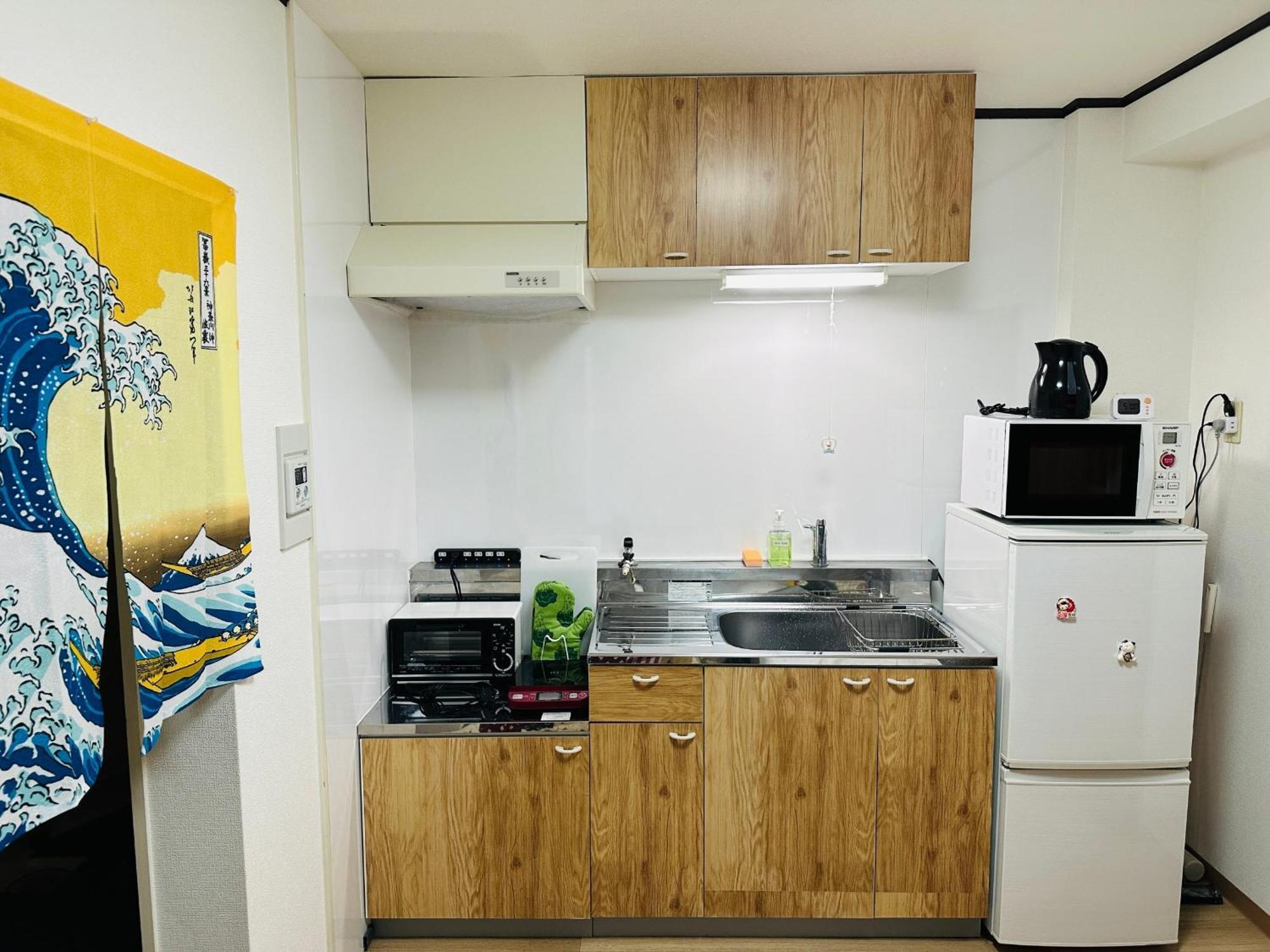 Apartment 303黒門市場すぐ30秒!道頓堀まで徒歩8分!でんでんタウン徒歩3分!通天閣徒歩9分!観光に最高!