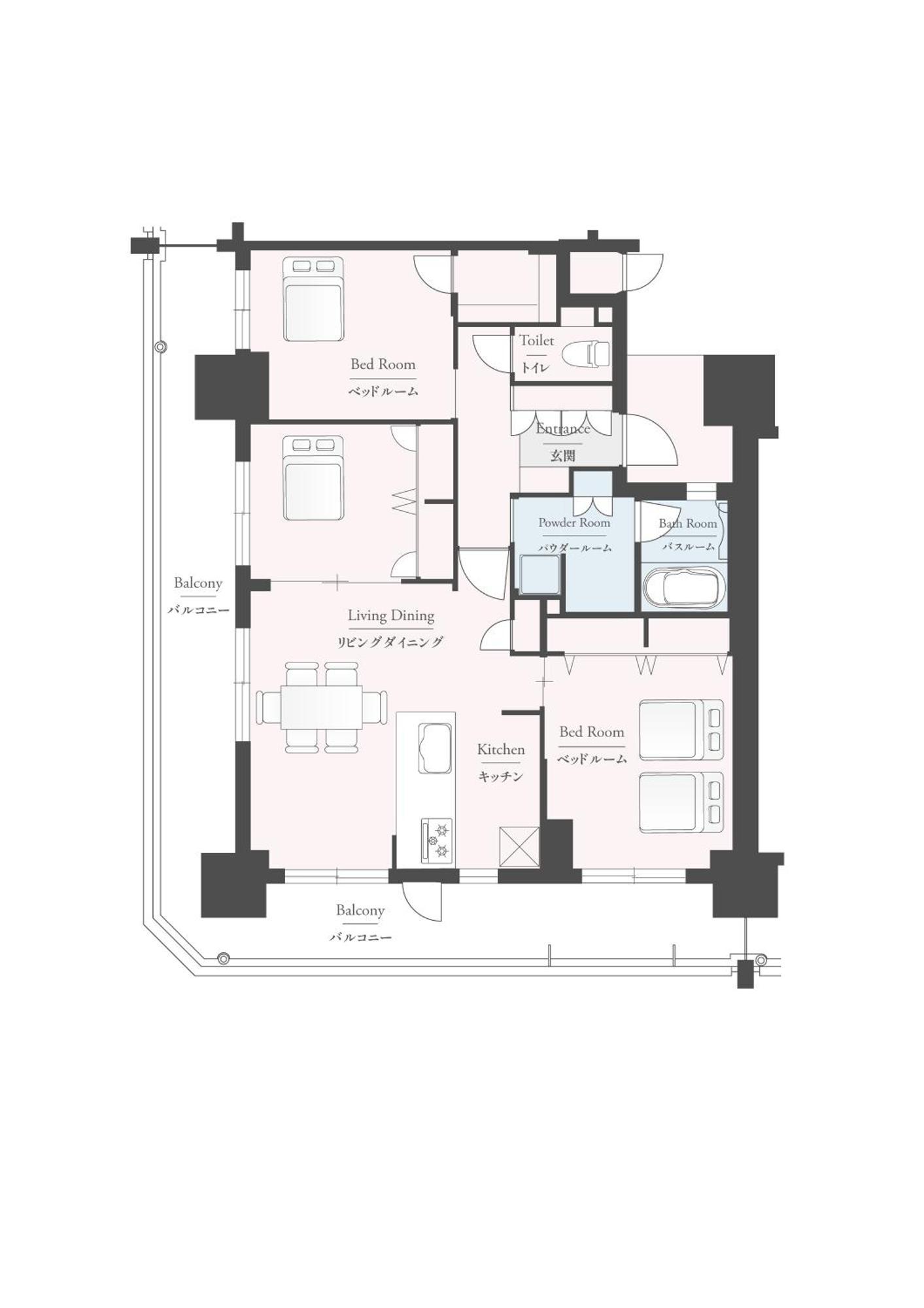 Apartment Cystal Exe Nippombashi *