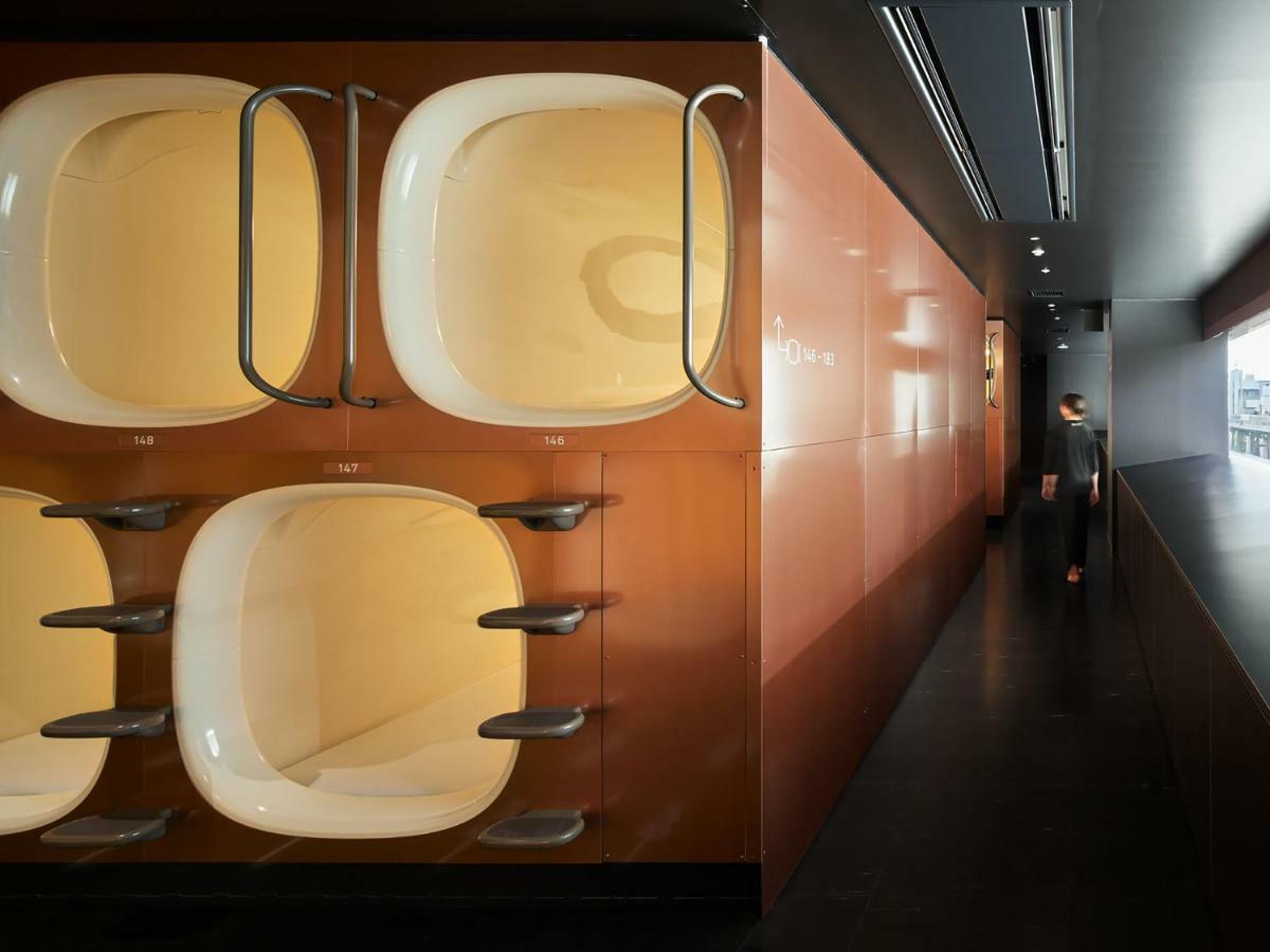 Capsule hotel Nine Namba Station