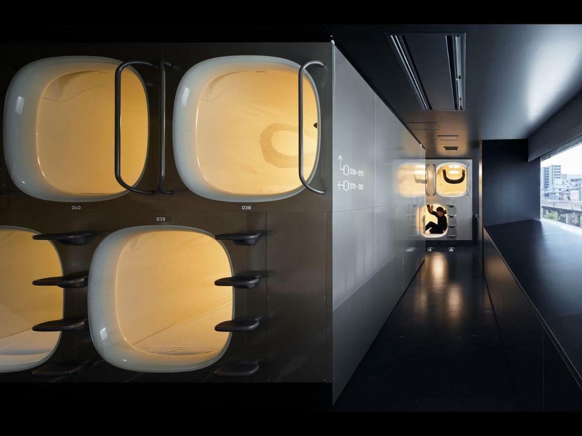 Nine Namba Station Capsule hotel