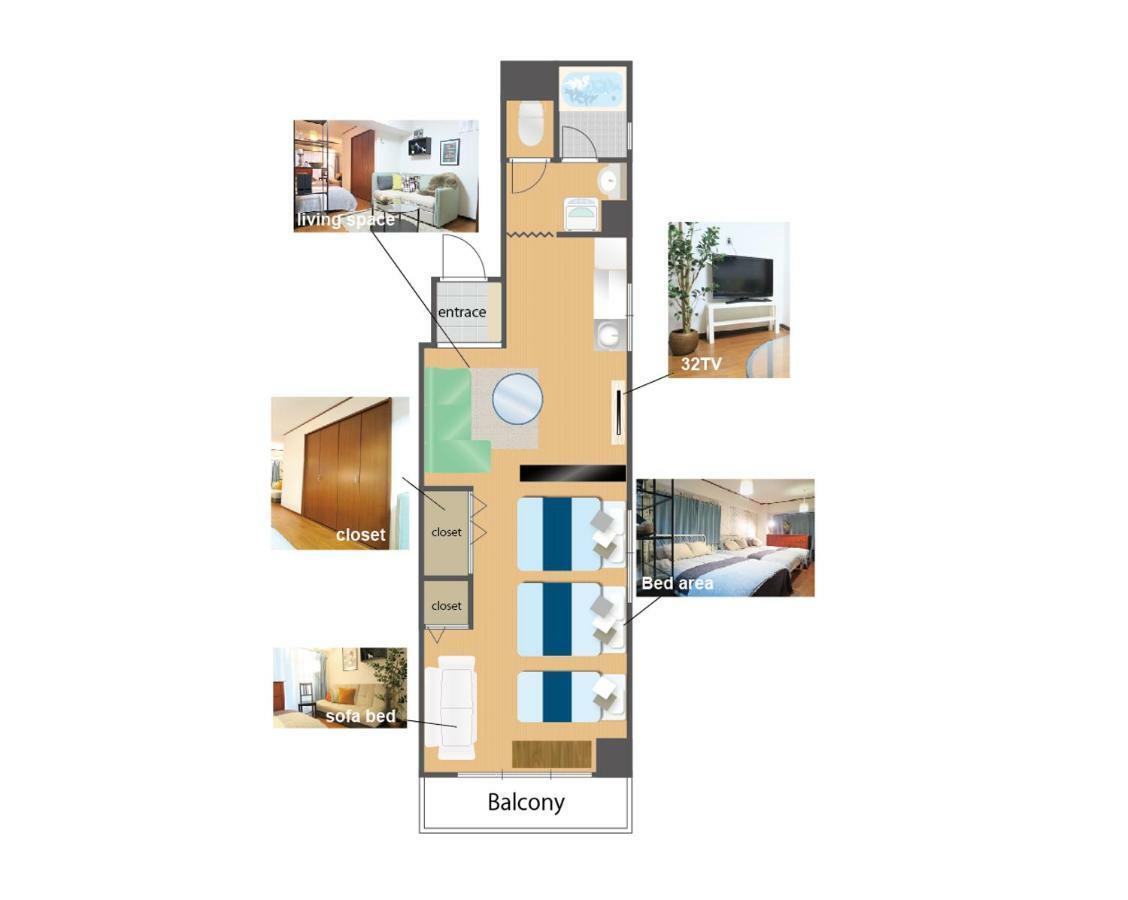 4 Way Access Tanimachi Casa Central Apartment Osaka