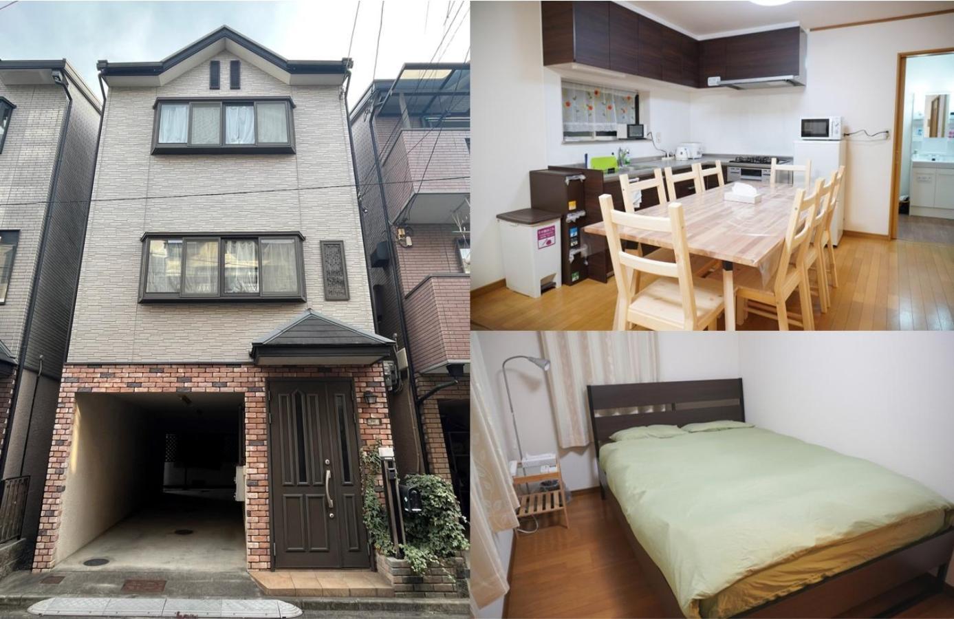 H2h Villa鴫野西 三層公寓【jr京橋步行6分鐘】機場直達 容納6人3房1廳 自助入住 帶車位