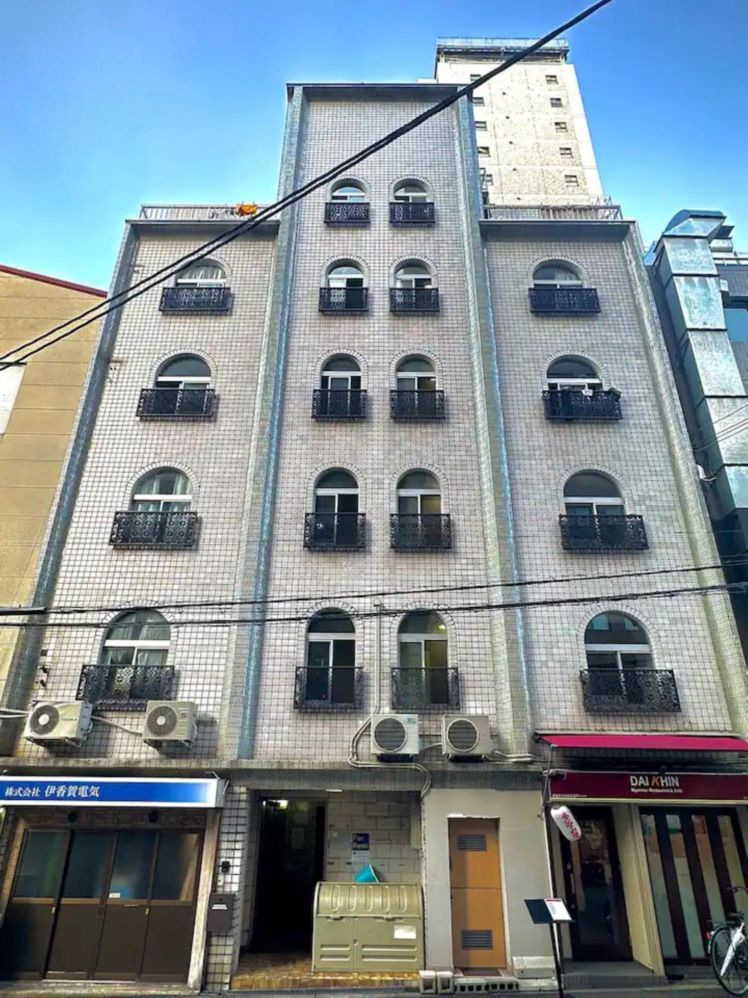 Apartment 4人可能 道頓堀 徒歩10分 Sun206 *